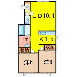 プレールⅡの物件間取画像